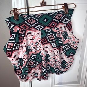 Shosho print shorts with pockets